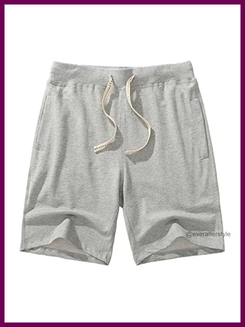 Men's Cotton Sweatshorts with Pockets Drawstring Lounge Gym Shorts